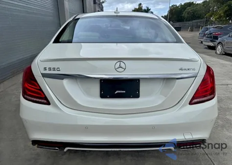 2016 Mercedes-Benz S 550 4Matic z USA, uszkodzony, nr VIN WDDUG8FB7GA234778